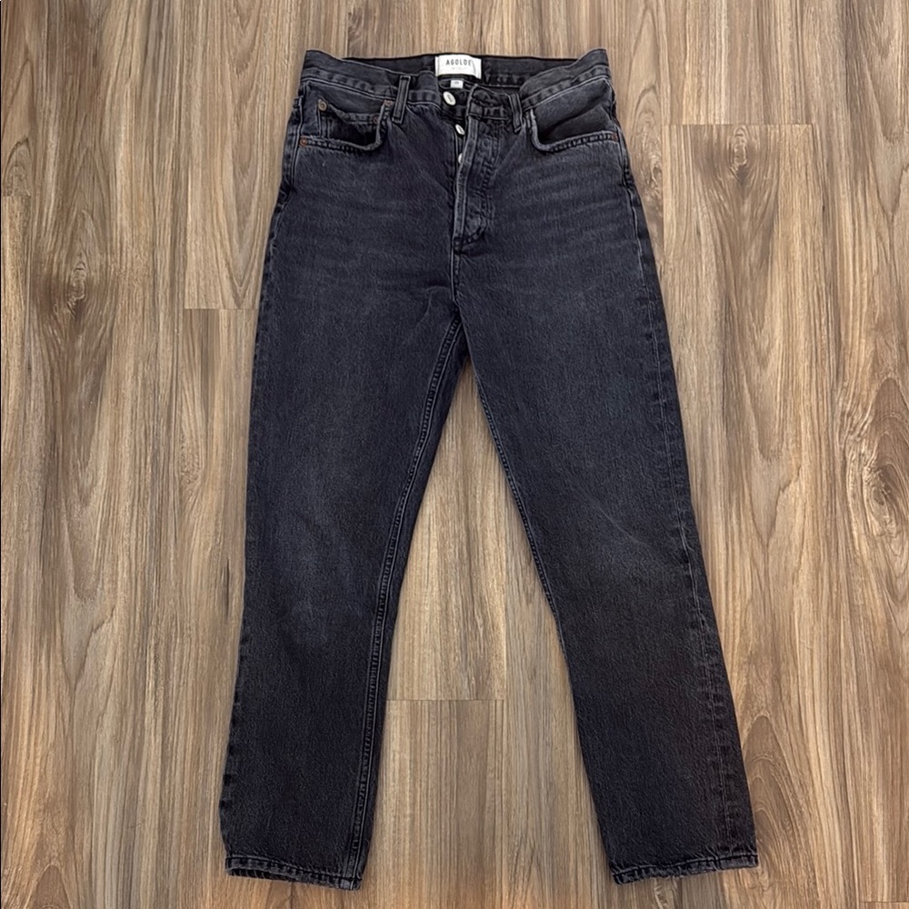 Agolde Riley Straight Crop Jeans